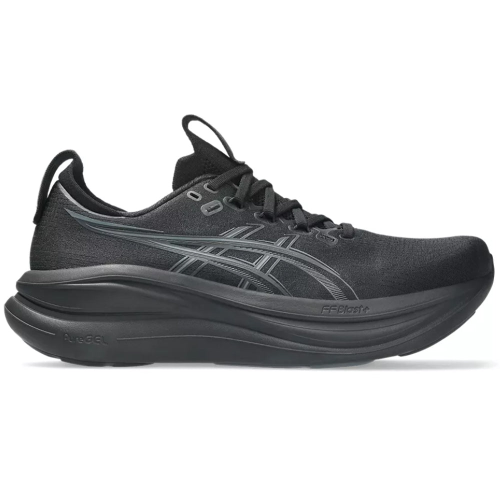 Men's Asics Gel-Nimbus 28, Black/Graphite Grey, 10 2E Wide