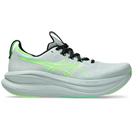 Men's Asics Gel-Nimbus 28, Cold Moss/Illuminate Green, 12.5 D Medium
