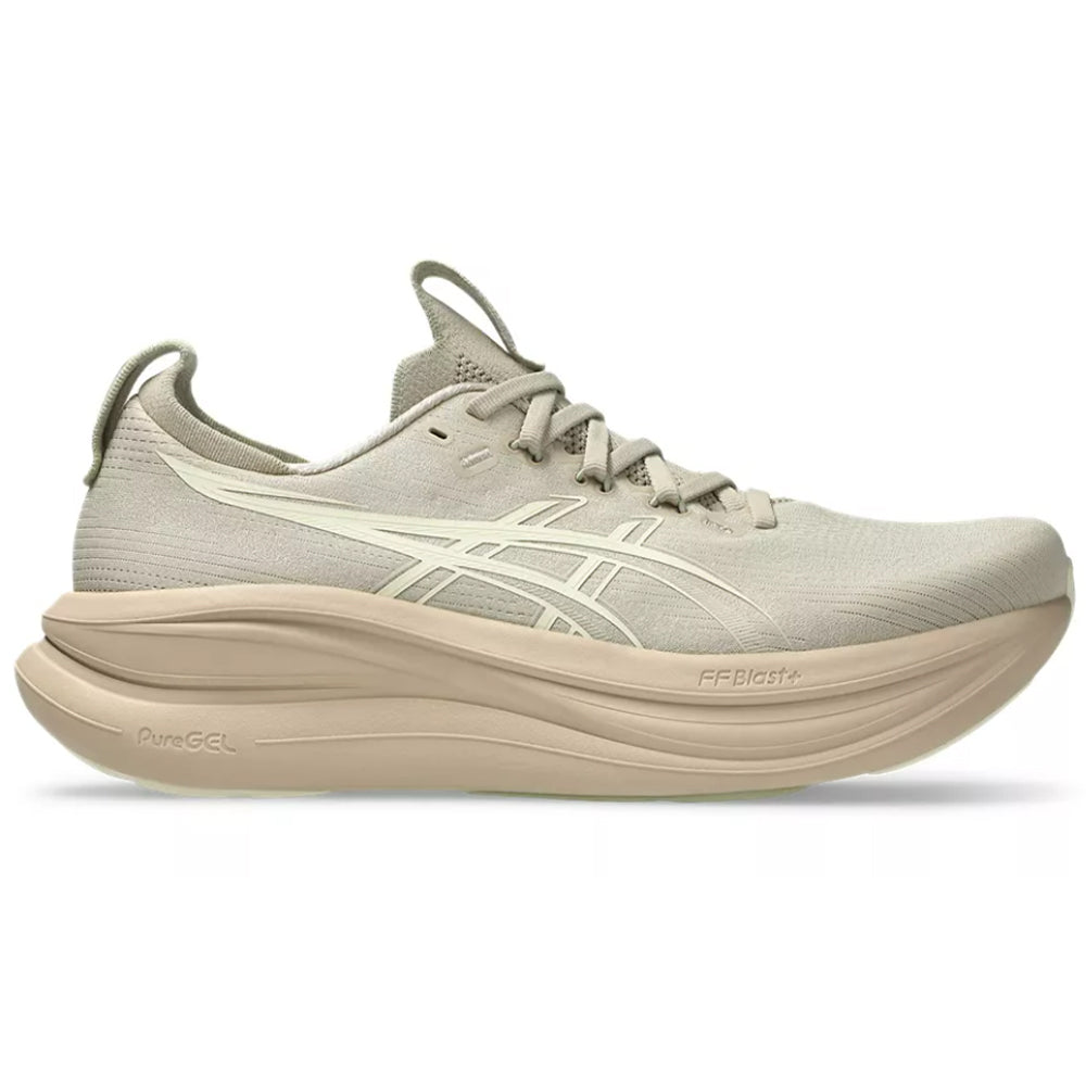 Men's Asics Gel-Nimbus 28, Feather Grey/Cream, 11.5 D Medium