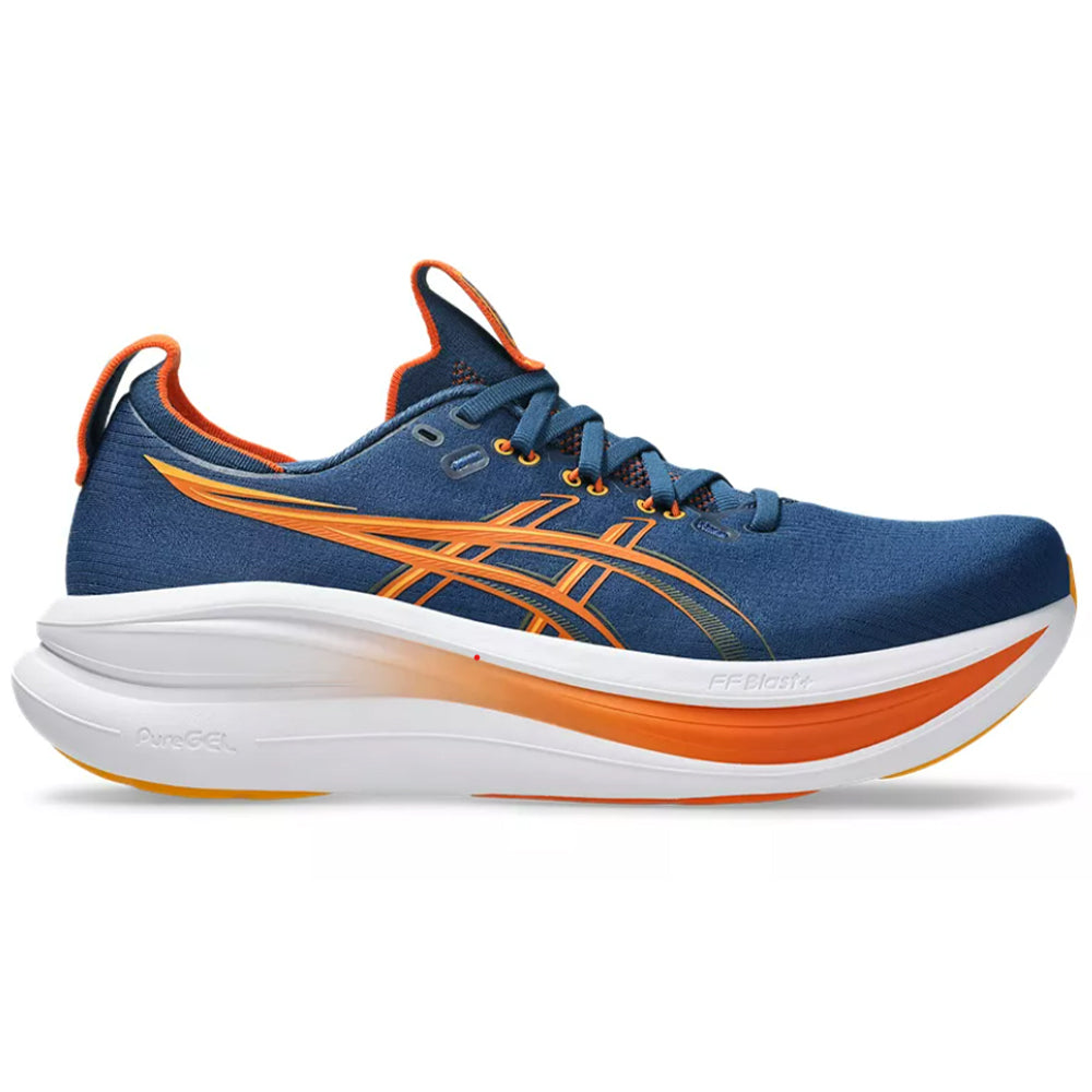 Men's Asics Gel-Nimbus 28, Twilight Blue/Anzu, 11.5 2E Wide