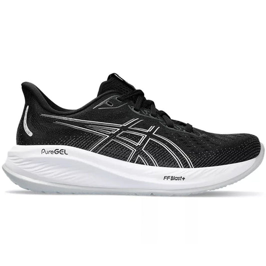 Womens Asics GEL-Cumulus 26, Black/Concrete, 11 B Medium
