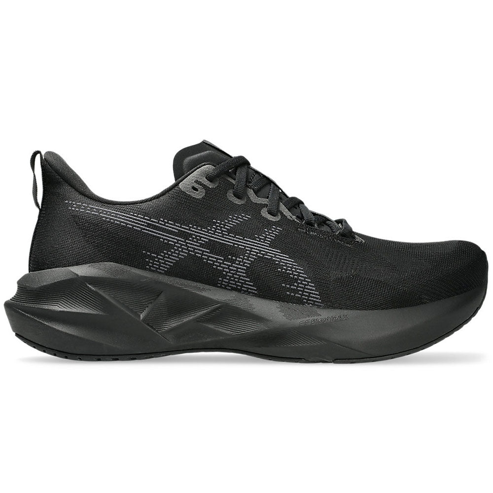 Mens Asics Novablast 5, Black/Carrier Grey, 9 D Medium