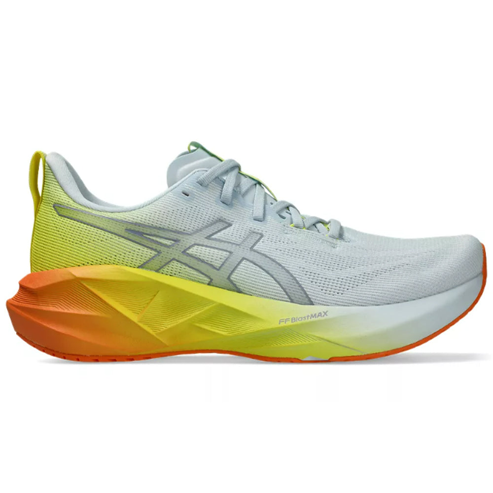 Men's Asics Novablast 5, Sky/Lemon Spark, 9.5 D Medium