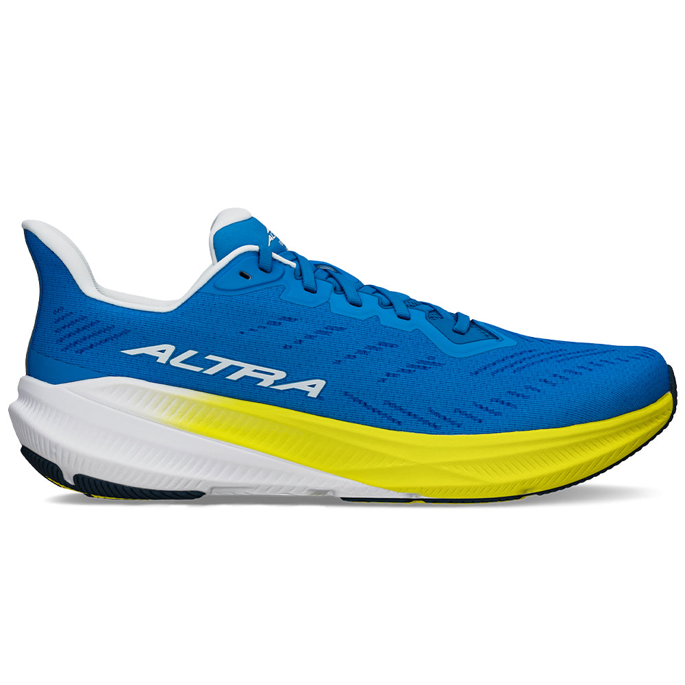 Men's Altra Experience Flow 2, Blue/Yellow, 9 D Medium