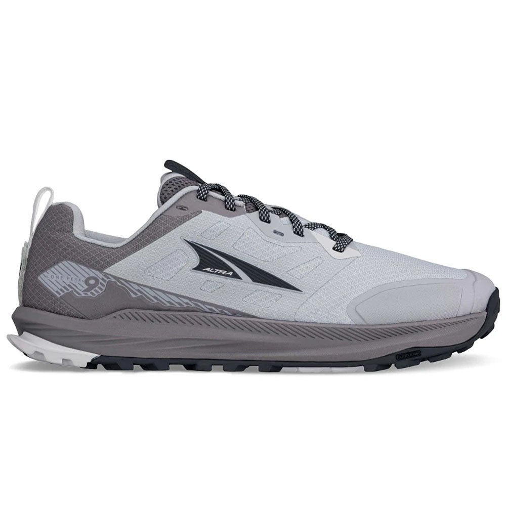 Men's Altra Lone Peak 9, Gray, 9 D Medium