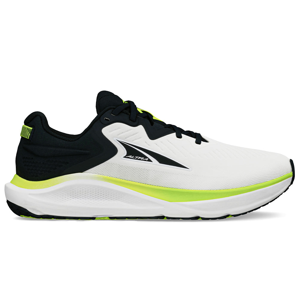 Men's Altra Paradigm 8, White/Black, 9 D Medium