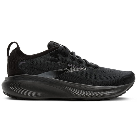 Men's Brooks Adrenaline GTS 25, Black/Black/Ebony, 7 2E Wide
