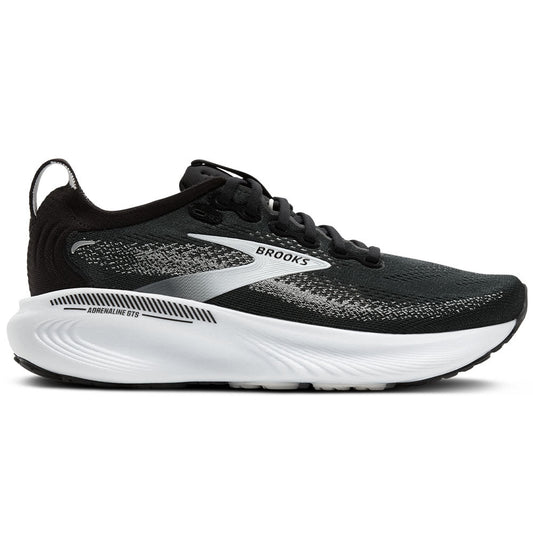 Men's Brooks Adrenaline GTS 25, Black/Grey/White, 15 D Medium
