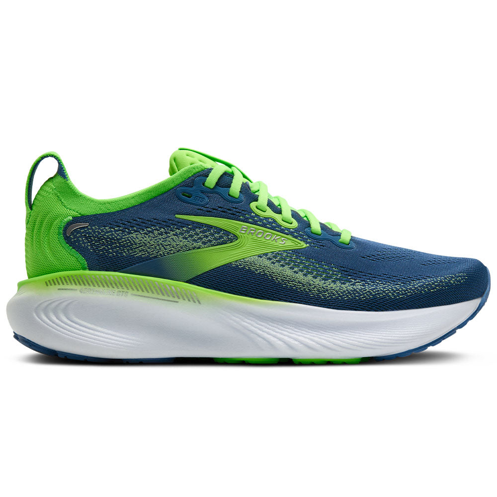 Men's Brooks Adrenaline GTS 25, Green/Moonlight/Phantom, 12 D Medium