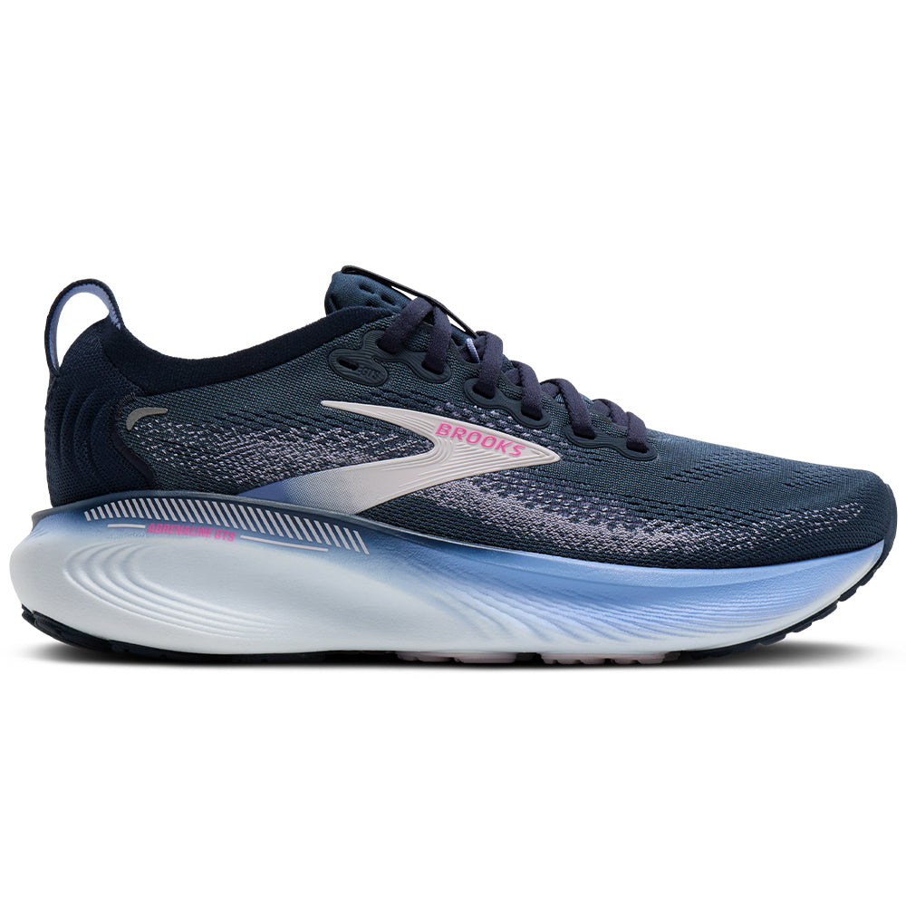 Women's Brooks Adrenaline GTS 25, Spellbound/Blazing Bell/Pink, 11 B Medium