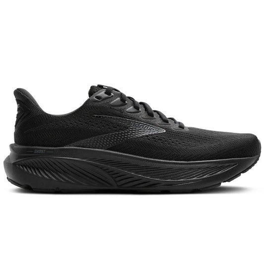 Men's Brooks Ghost 17, Black/Black/Ebony, 10 4E Extra Wide