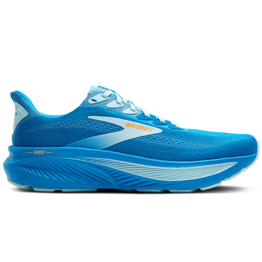 Men's Brooks Ghost 17, Cloissone/Blue/Orange, 7.5 D Medium