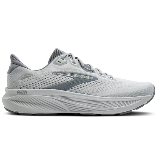 Men's Brooks Ghost 18, Primer Grey/Oyster Mushroom, 12 D Medium