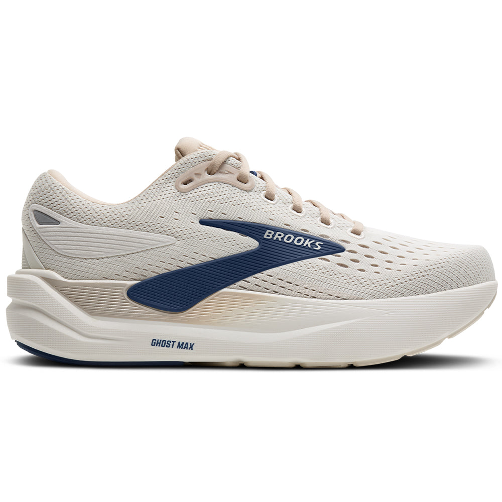 Men's Brooks Ghost Max 3, Coconut/Chateau/Navy, 9 D Medium