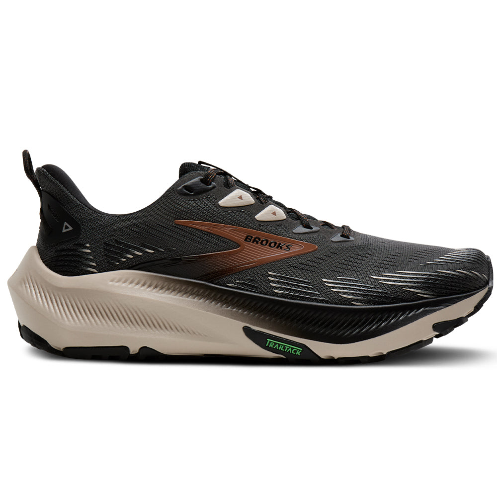 Men's Brooks Ghost Trail, Ebony/Black/Clove, 11 D Medium