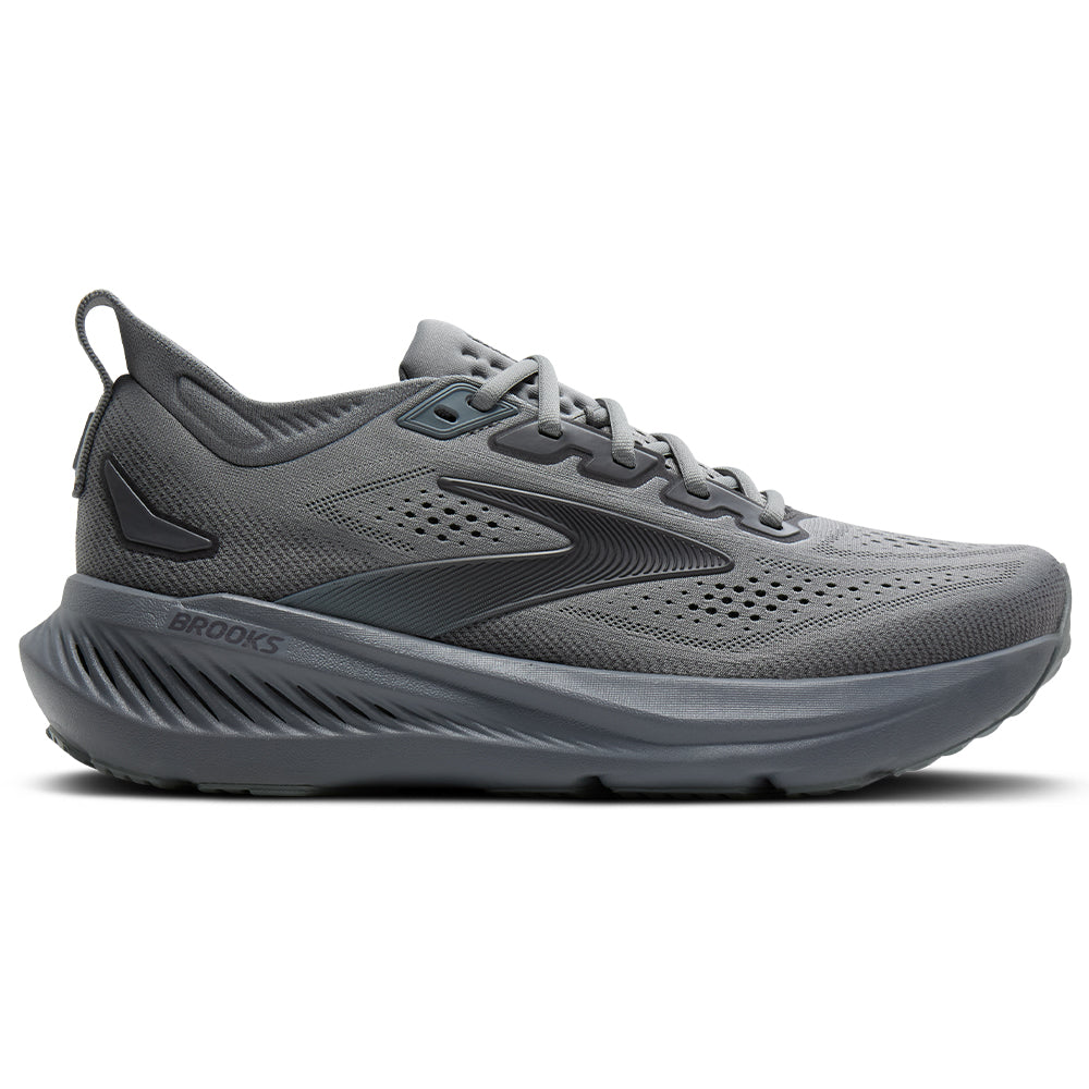 Men's Brooks Glycerin 23, Grey/Blackened Pearl/Black, 10.5 2E Wide