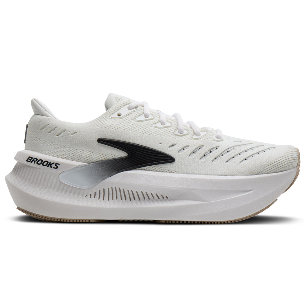 Men's Brooks Glycerin Max 2, White/Black/Chateau Gray, 11.5 D Medium