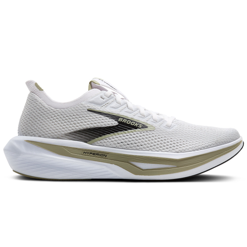 Men's Brooks Hyperion 3, Oyster Mushroom/Black/Tea, 10 D Medium