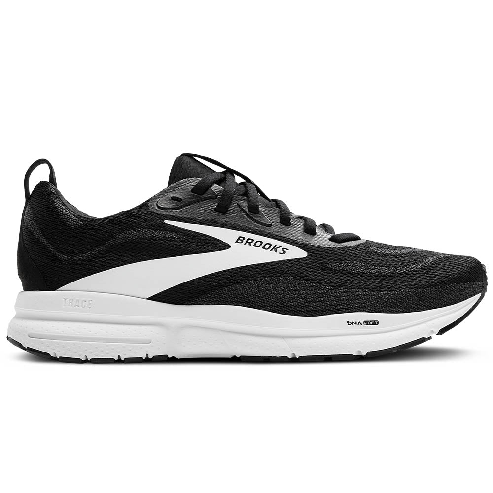 Men's Brooks Trace 4, Black/Grey/White, 7.5 D Medium