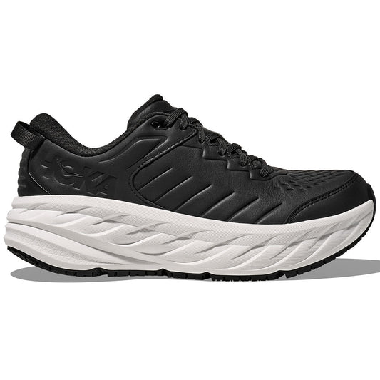 Men's Hoka Bondi SR, Carbon Black/White, 8.5 D Medium