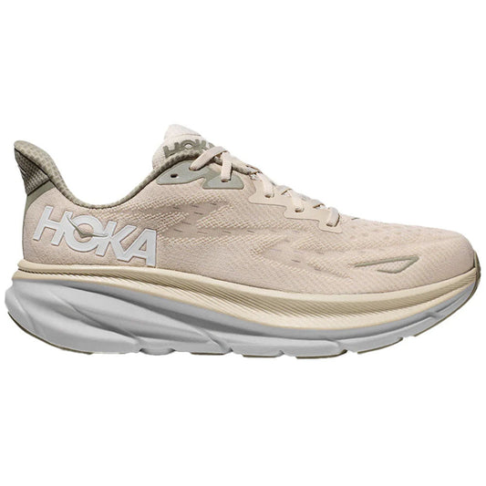 Men's Hoka Clifton 9, Oat Milk/Barley, 10.5 D Medium