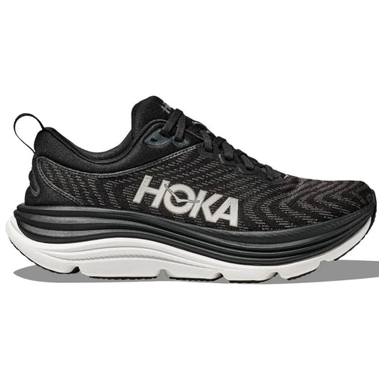 Men's Hoka Gaviota 5, Black/White, 15 D Medium