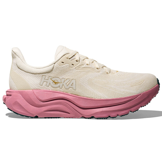Women's Hoka Arahi 8, Alabaster/Lingonberry, 10.5 B Medium