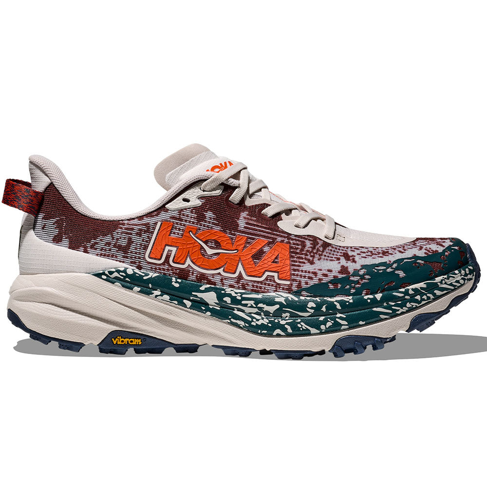 Men's Hoka Speedgoat 6, Putty/Blue Twilight, 11.5 D Medium