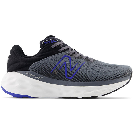 Mens New Balance Fresh Foam X 840v1, Castlerock/Marine Blue/Black/Silver Metalic, 9 D Medium