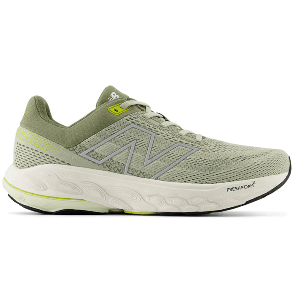 Men's New Balance Fresh Foam X 860v14, Olivine/Silver Metallic/Dark Olivine, 8 D Medium