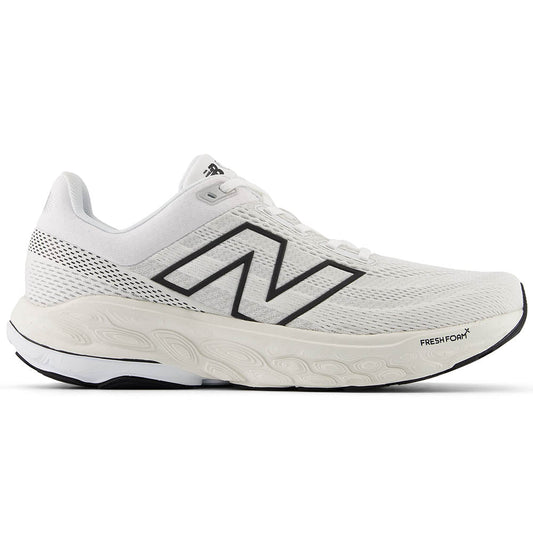 Mens New Balance Fresh Foam X 860v14, White/Black/Sea Salt, 7 2E Wide
