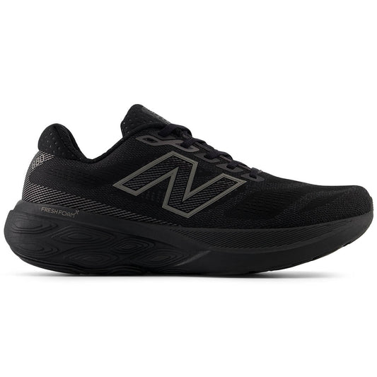 Men's New Balance Fresh Foam X 880v15, Black/Black/Black Metallic, 14 B Narrow