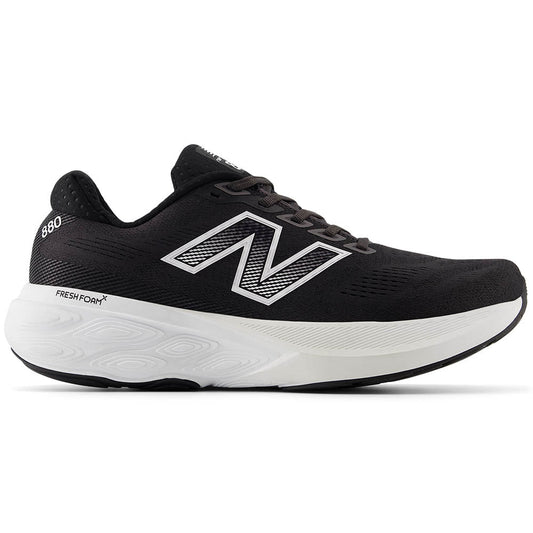 Men's New Balance Fresh Foam X 880v15, Black/White/Reflection, 10.5 2E Wide