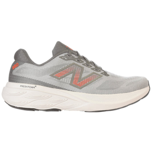 Men's New Balance Fresh Foam X 880v15, Slate Grey/Reflection/Urgent Red, 9 2E Wide