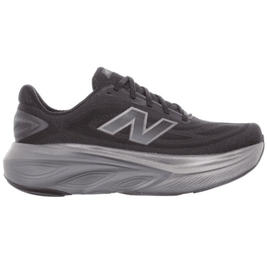 Men's New Balance Fresh Foam X More v6, Black/Castlerock/Black Metallic, 7 2E Wide