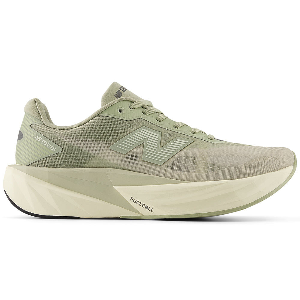 Men's New Balance FuelCell Rebel v5, Olivine/Shipyard, 10 D Medium