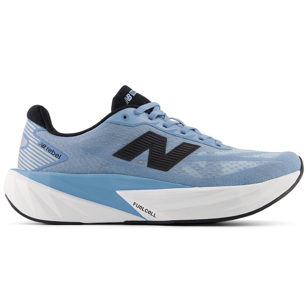 Men's New Balance FuelCell Rebel v5, Still Water/Raincloud/White, 11 D Medium