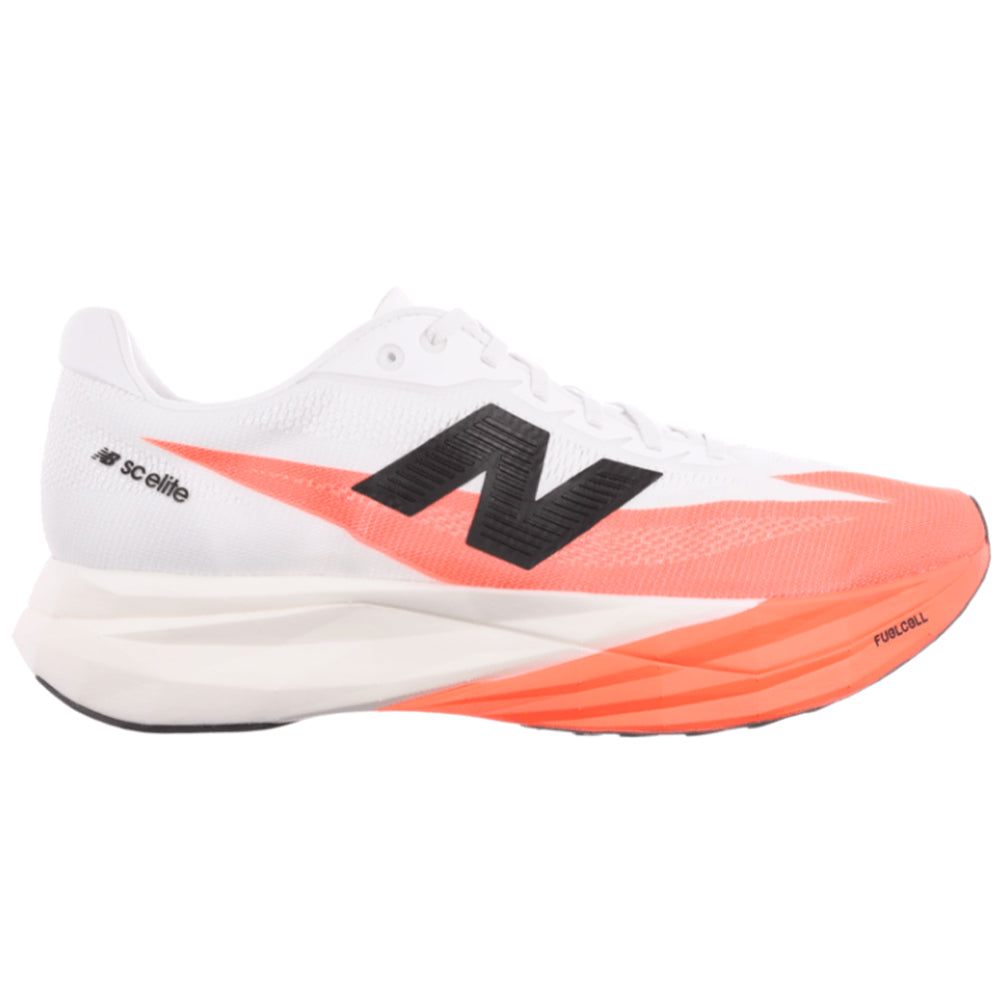 Men's New Balance FuelCell SuperComp Elite v5, Urgent Red/White/Black, 9.5 D Medium
