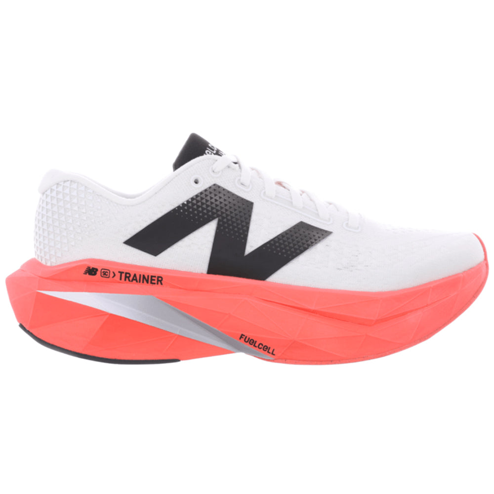 Men's New Balance FuelCell SuperComp Trainer v3, Urgent Red/Sea Salt/Black, 9 2E Wide