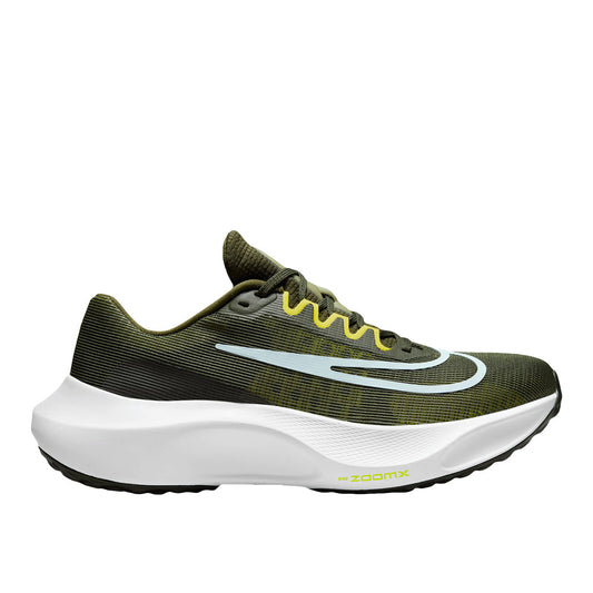 Mens Nike Zoom Fly 5, Cargo Khaki/Glacier Blue, 8 D Medium