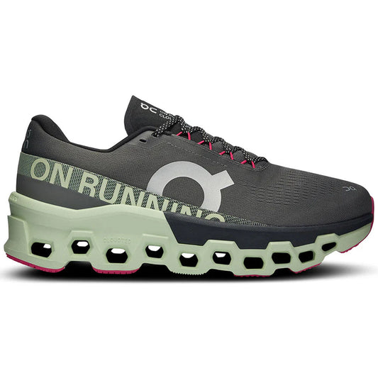 Men's On Cloudmonster 2, Asphalt/Lima, 12 D Medium