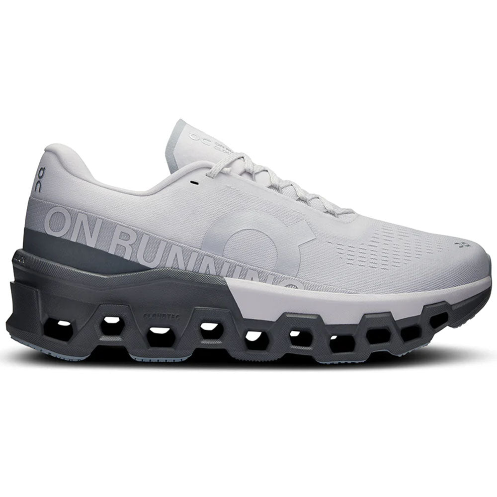 Men's On Cloudmonster 2, Frost/Rock, 9 D Medium