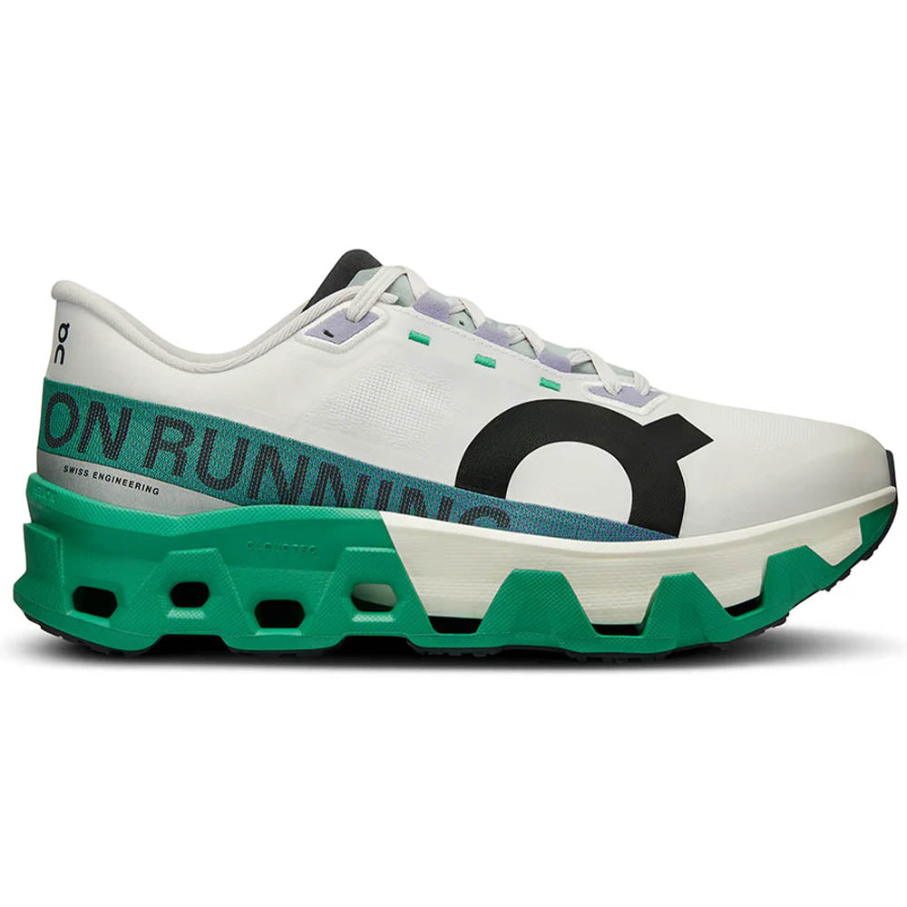 Men's On Cloudmonster Hyper, White/Mint, 12 D Medium