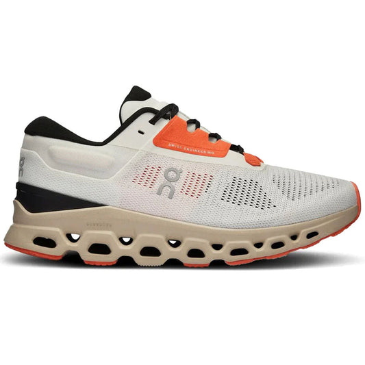 Men's On Cloudstratus 3, Undyed-White/Sand, 12.5 D Medium