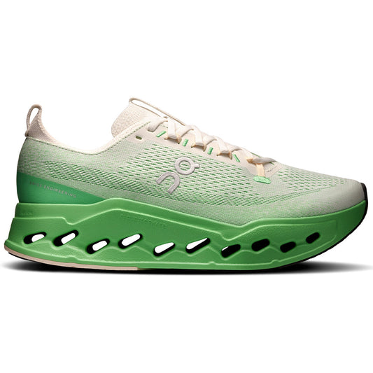 Men's On Cloudsurfer Max, Ivory/Honeydew, 11 D Medium
