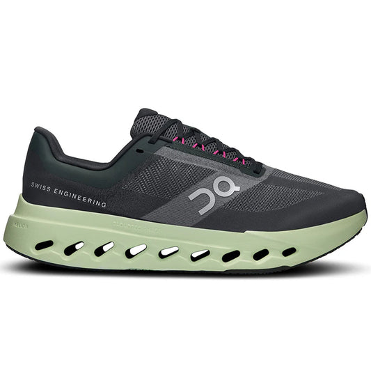 Men's On Cloudsurfer Next, Black/Lima, 11.5 D Medium