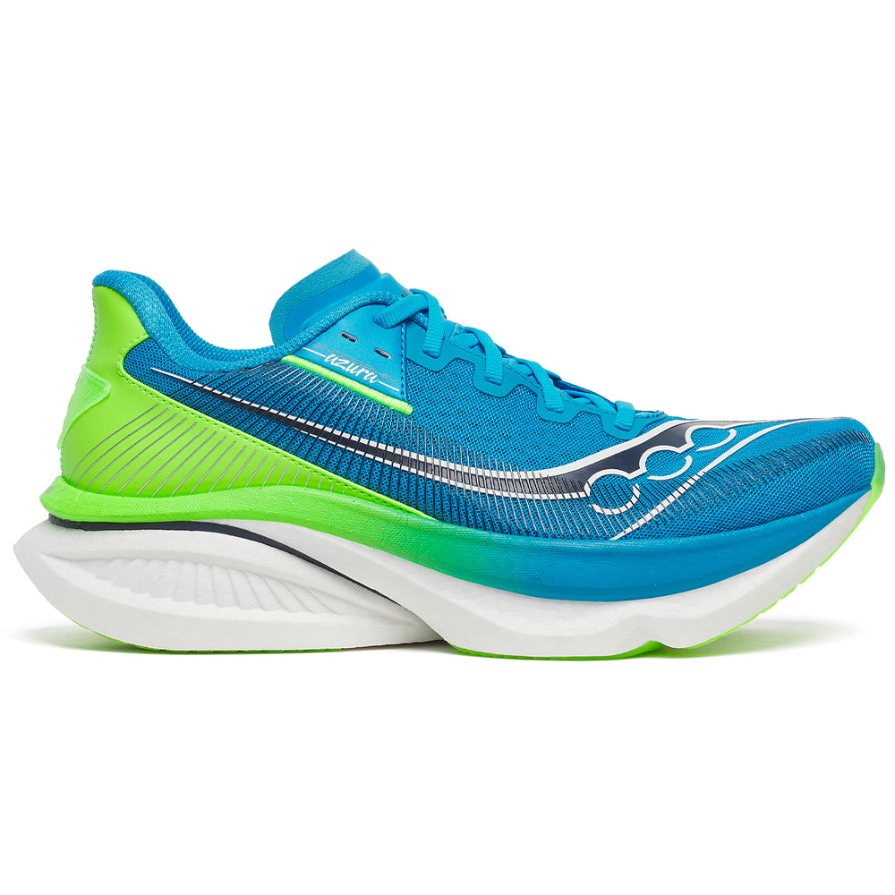 Men's Saucony Endorphin Azura, Cobalt/Slime, 11 D Medium