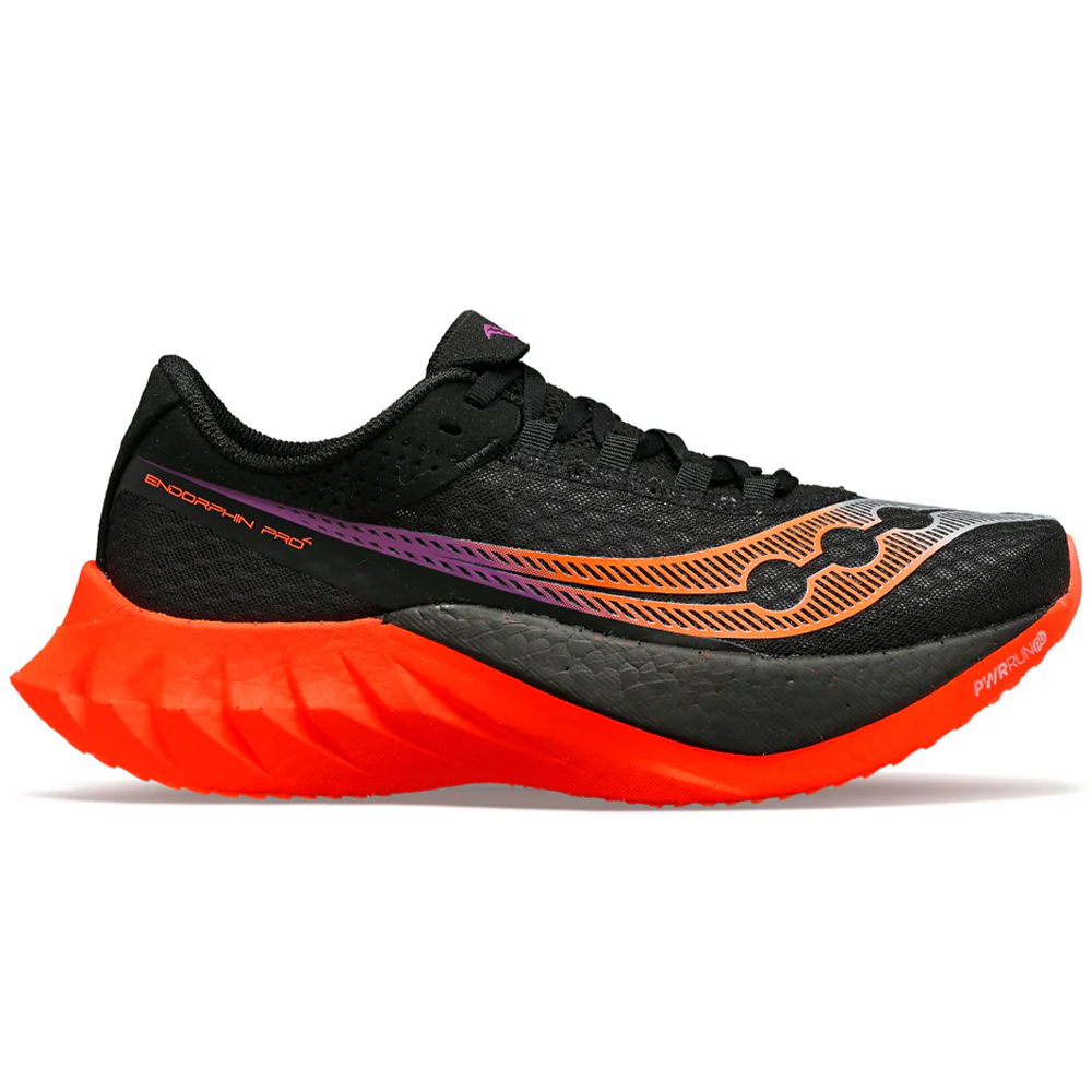 Men's Saucony Endorphin Pro 4, Black/Vizired, 8.5 D Medium