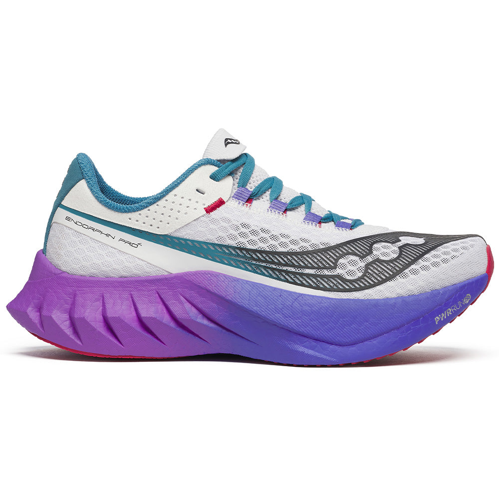 Men's Saucony Endorphin Pro 4, White/Shadow, 13 D Medium