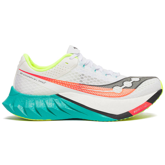 Men's Saucony Endorphin Pro 4, White/Mutant, 13 D Medium